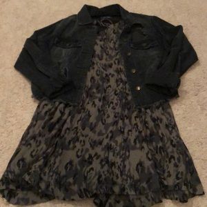 Free People leopard print tunic
